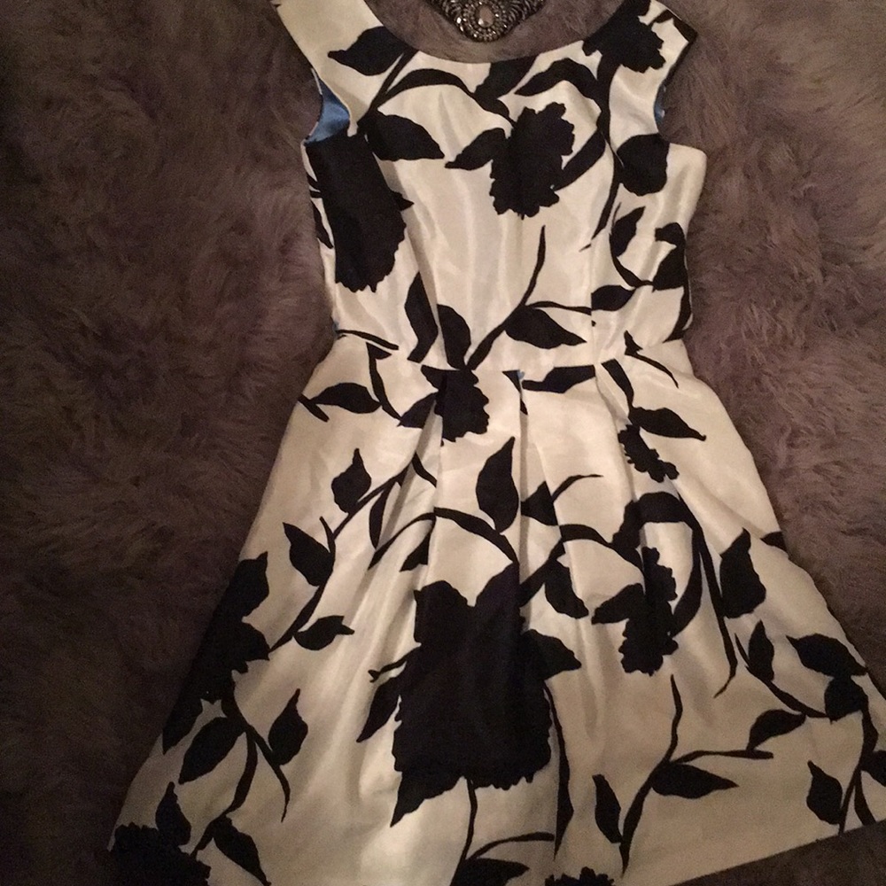 Julian Taylor fit and flare midi dress